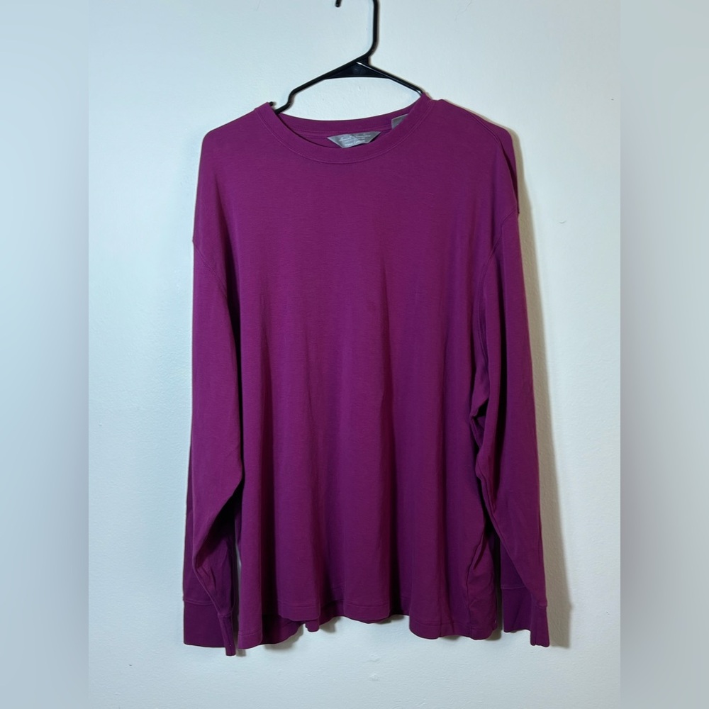 Women’s Daniel Cremieux Long Sleeve Crewneck Shirt 100% Pima Cotton